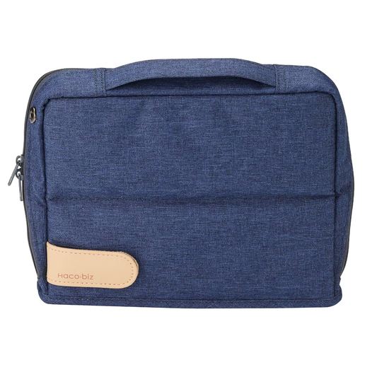 KOKUYO AM Haco Biz Bag-In Bag, Tool Pen Stand, Gadget Pouch, Indigo Blue (Kaha-HB11DB)