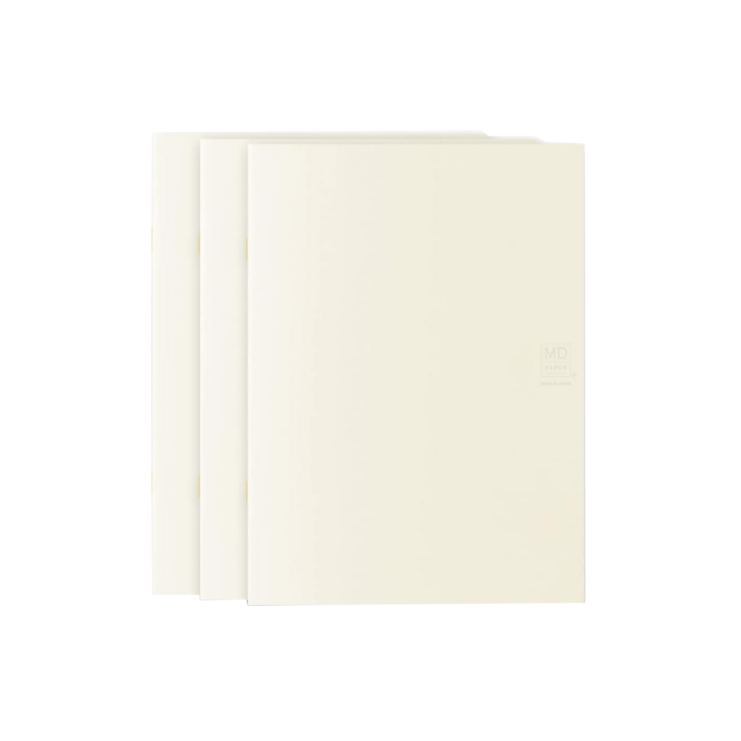 Midori Designphil MD Notebook Light A5 – Square Ruled Grid, 5mm, Set of 3