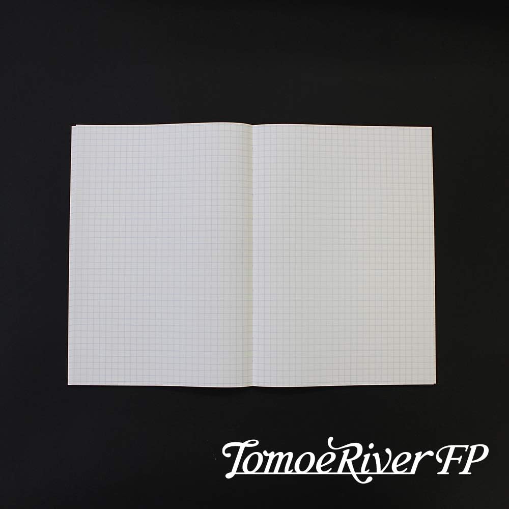 SAKAE Technical Paper Soft Cover Notebook A5 – Tomoe River FP 52gsm, White, 160P, 5mm Grid (SR-A5NB-HW)