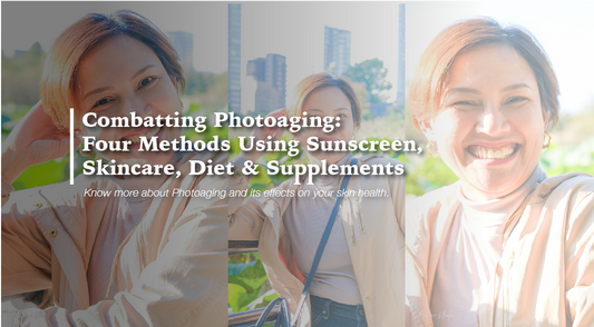 A Guide to Combatting Photoaging: Four Methods Using Sunscreen, Skincare, Diet, and Supplements