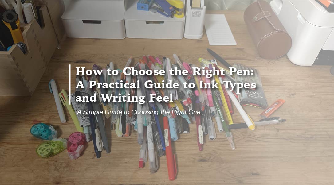 How to Choose the Right Pen: A Practical Guide to Ink Types and Writing Feel