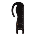 Hanging Cat Bookmark & Ruler – Black