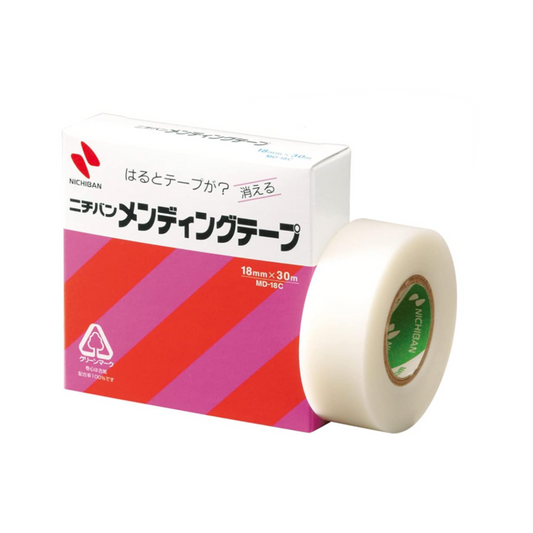 Nichiban Mending Tape with Tape Cutter