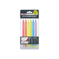 Zebra Click Bright Retractable Highlighter (6 Colors) ‎[WKS30-6C
  ]