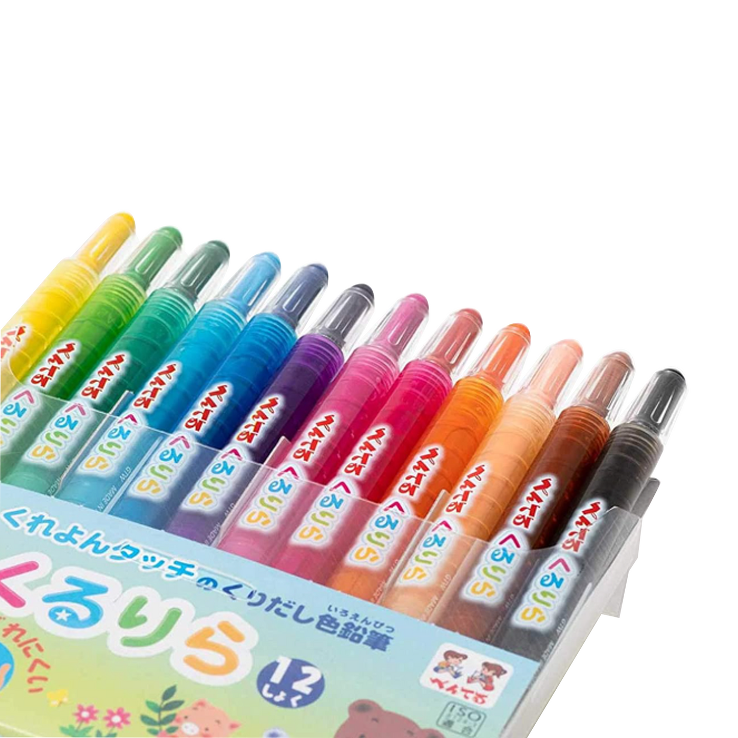 Pentel Kururira Colored Pencils (Set of 12)