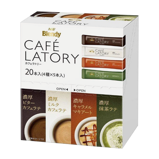 AGF Blendy Café Latory Stick Assortment [20 Sticks]