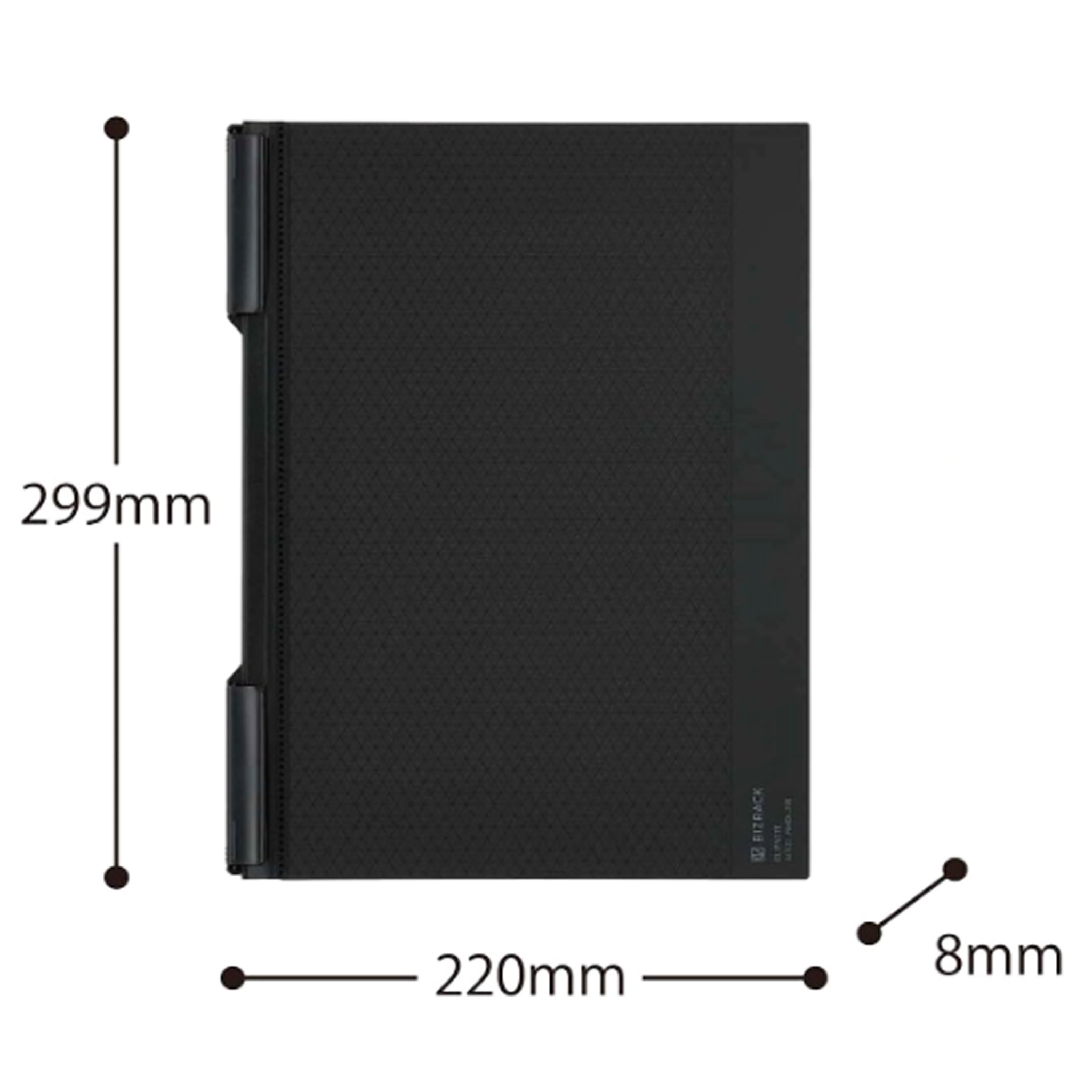 Kokuyo Bizrack A4 Clip Notebook – A4-S, R-PP Cover
