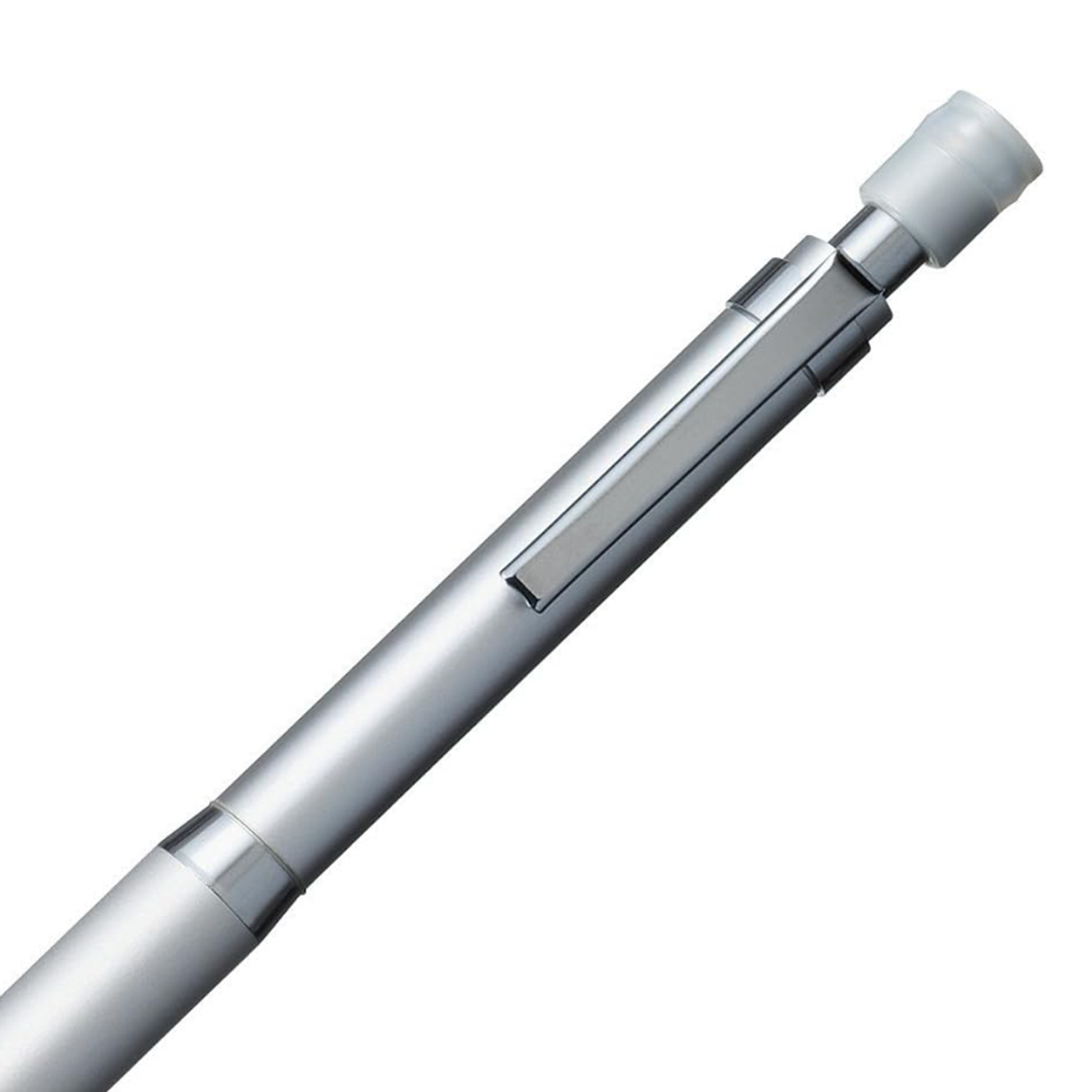 Mitsubishi Pencil Uni-ball Kuru Toga Roulette Mechanical Pencil 0.5mm – Silver (Automatic Lead Rotation, Aluminum Grip, Professional Drafting Pencil)