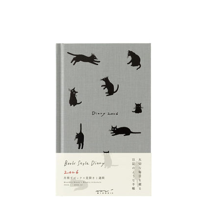Midori Book-style Diary 2026 B6 Weekly