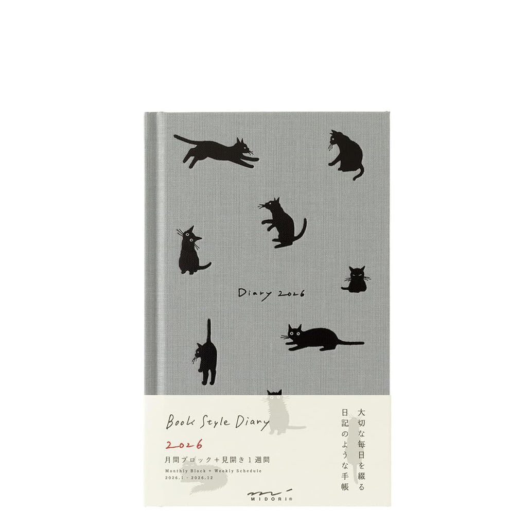 Midori Book-style Diary 2026 B6 Weekly