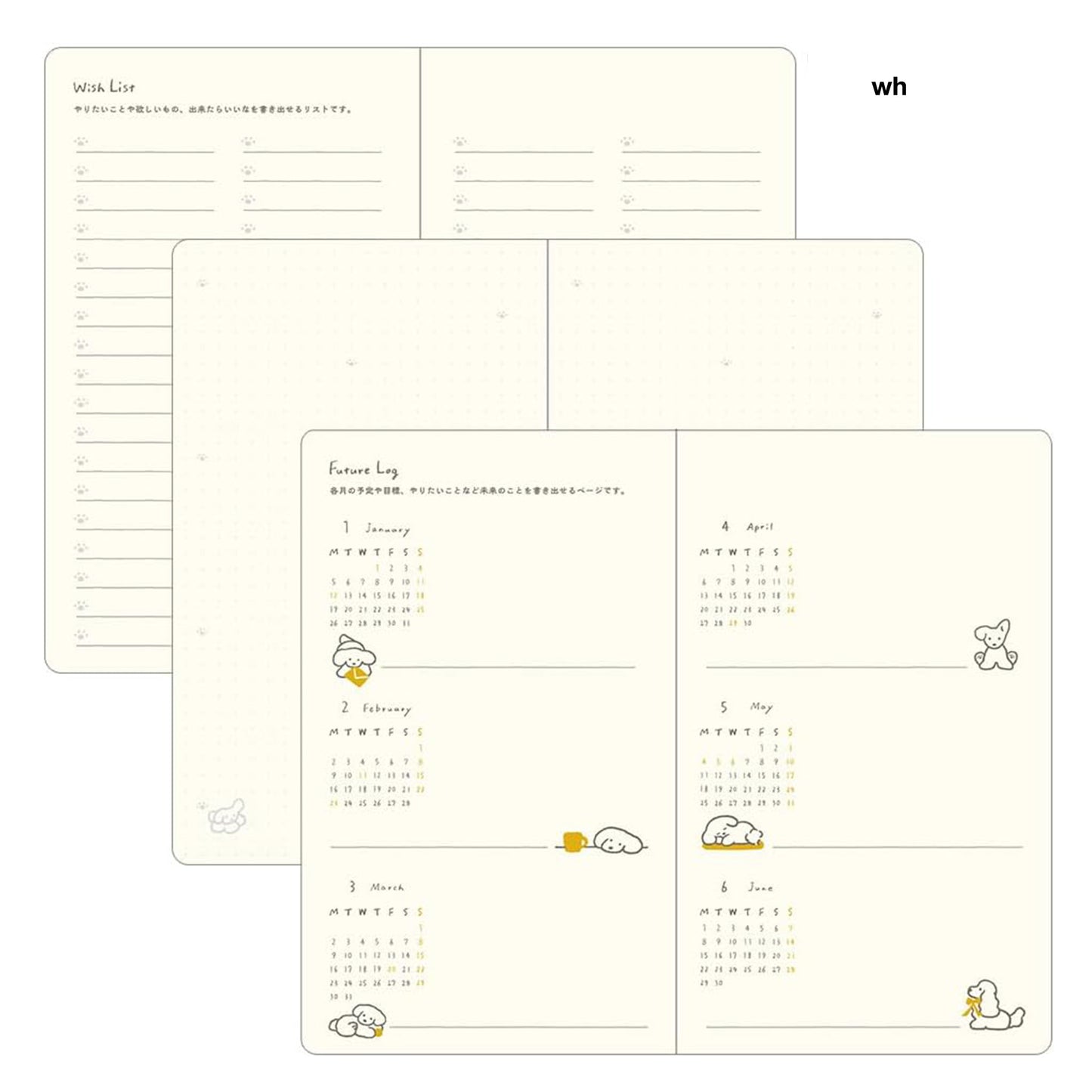 Midori Book-style Diary 2026 B6 Weekly