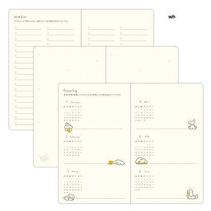 Midori Book-style Diary 2026 B6 Weekly