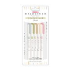 Zebra Mildliner Highlighter – 5 Color Set