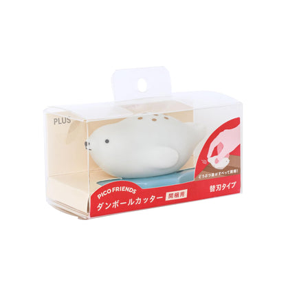 White ceramic ball cutter with packaging featuring 'Pico Friends' branding on a white background.