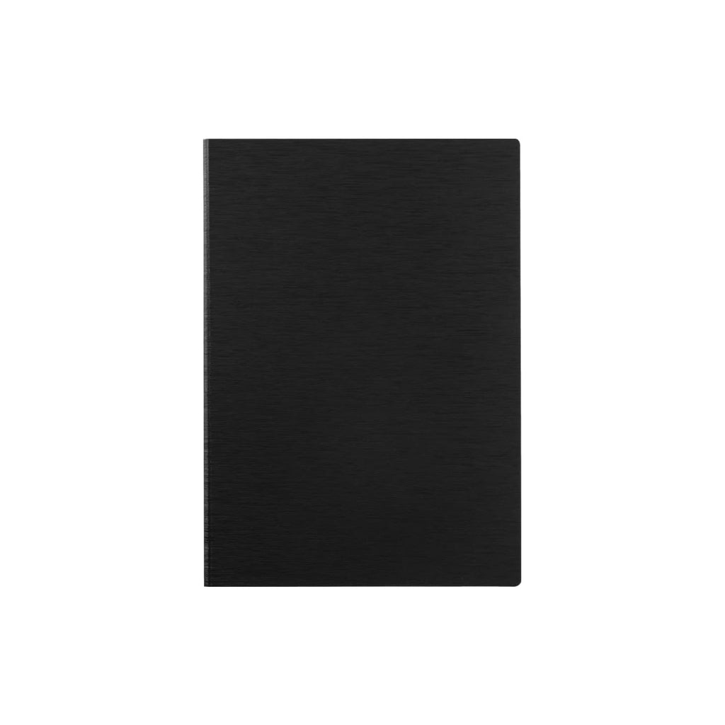 Midori Flat Diary 2026 A4 Monthly – Black, Bookmark Limited Edition (Starts October 2025)