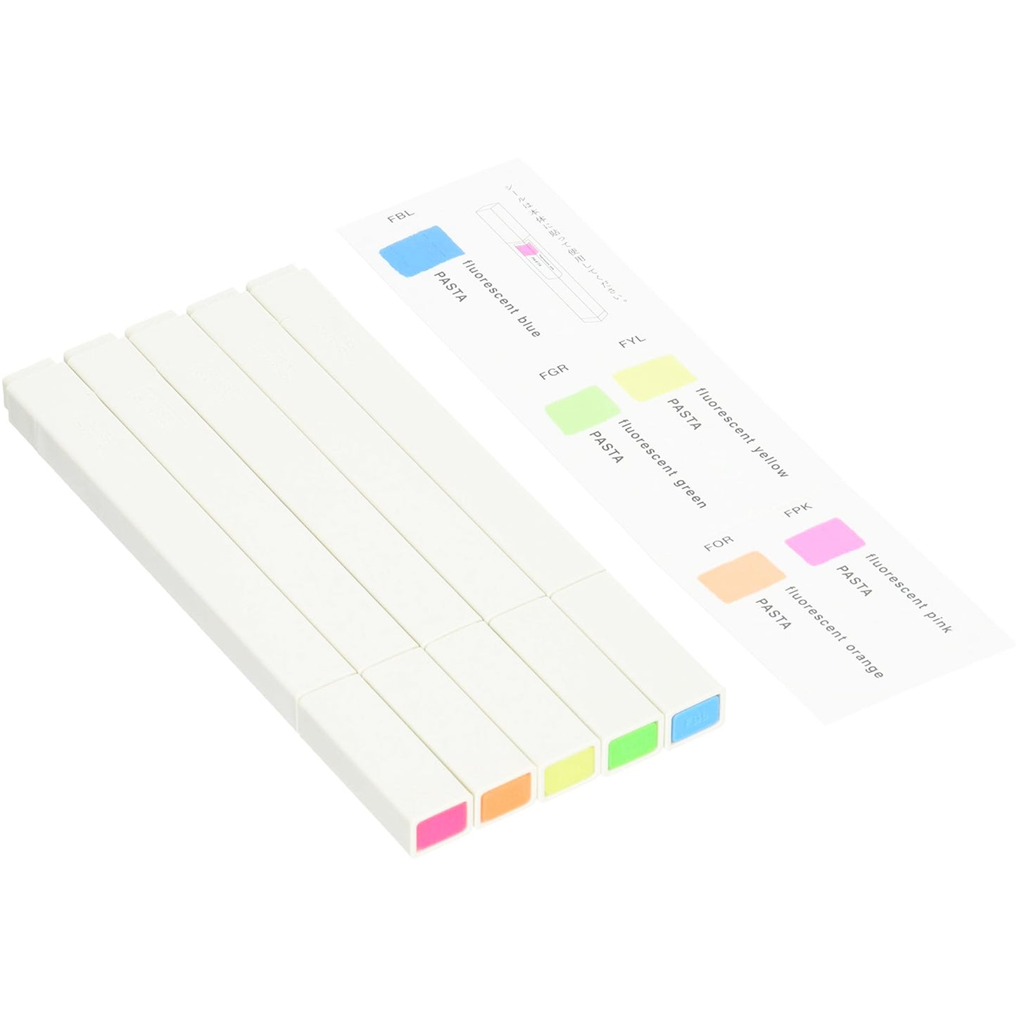 KOKUYO PASTA Solid Graphic Marker Set – 5 Fluorescent/10 Standard/30-Color Complete Set (Retractable Water-Based Pigment Markers)