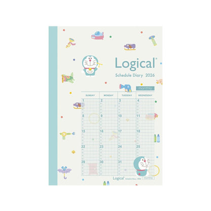 Nakabayashi Logical Diary 2026 Monthly & Notes Planner (A5/B6)