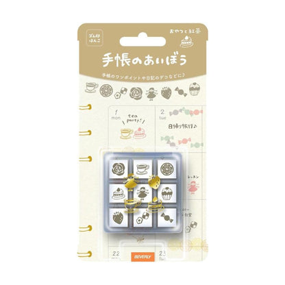 Beverly Stamp – Notebook Aibo Mini Rubber Stamp Set