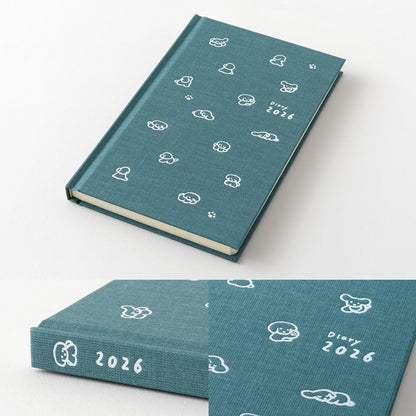 Midori Book-style Diary 2026 B6 Weekly