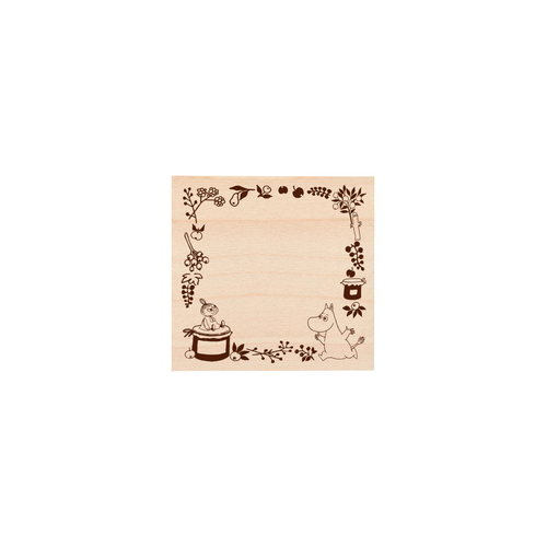 Wooden decorative panel with cartoon cat and flower design on a white background