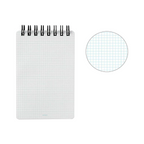Midori DESIGNPHIL Ring Memo Patto – A4 Mini Grid Notebook (80 Sheets)