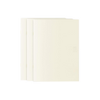 Midori Designphil MD Notebook Light A5 – Square Ruled Grid, 5mm, Set of 3