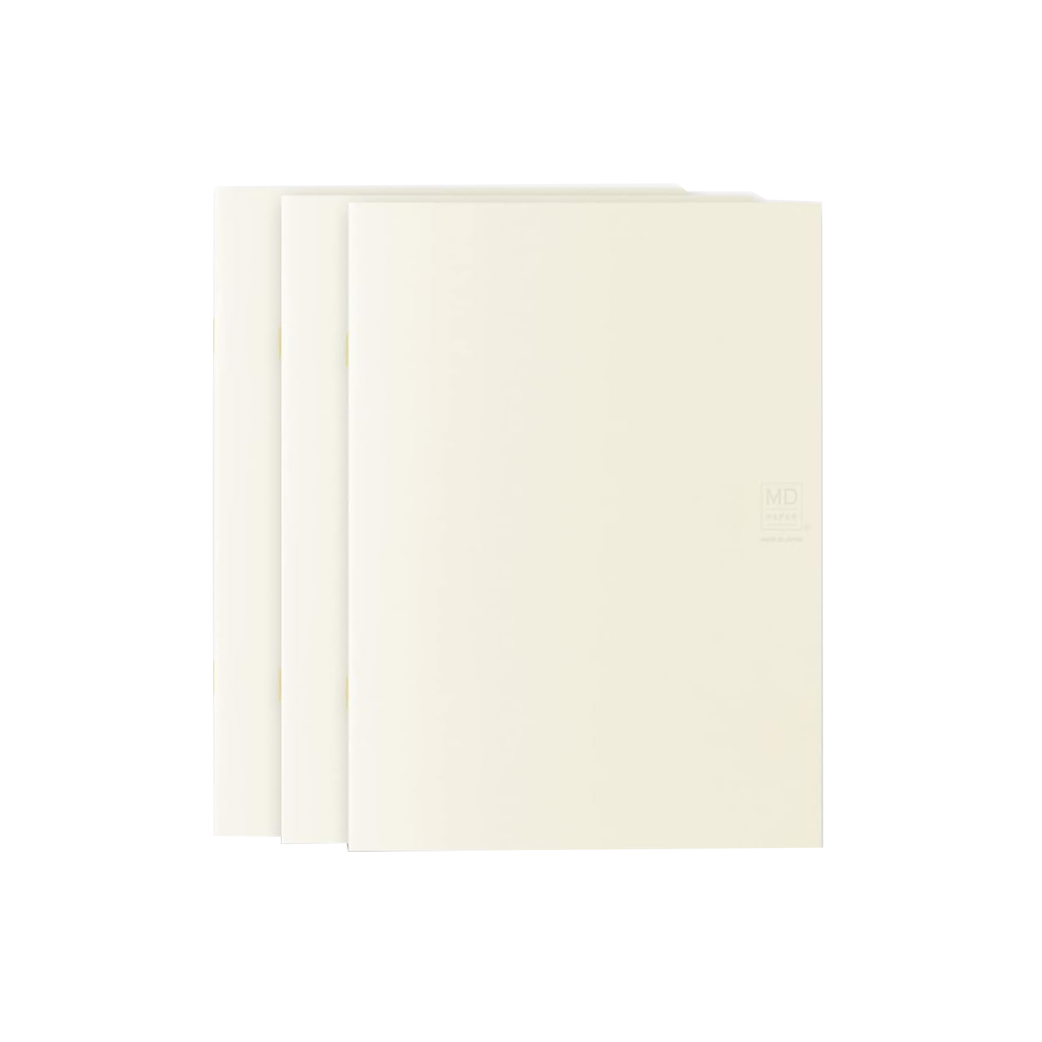 Midori Designphil MD Notebook Light A5 – Square Ruled Grid, 5mm, Set of 3