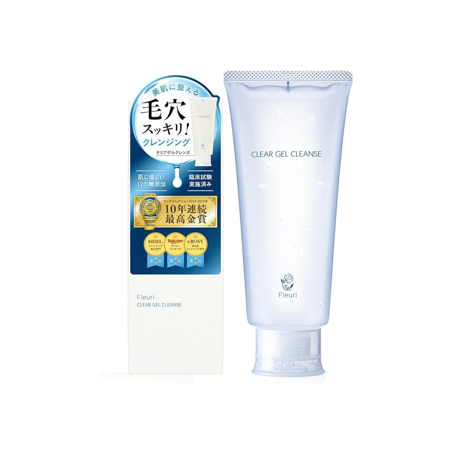 Fleuri Clear Gel Cleanse, Makeup Remover, Pores x Corneum x W Care x 5.3 oz (150 g)