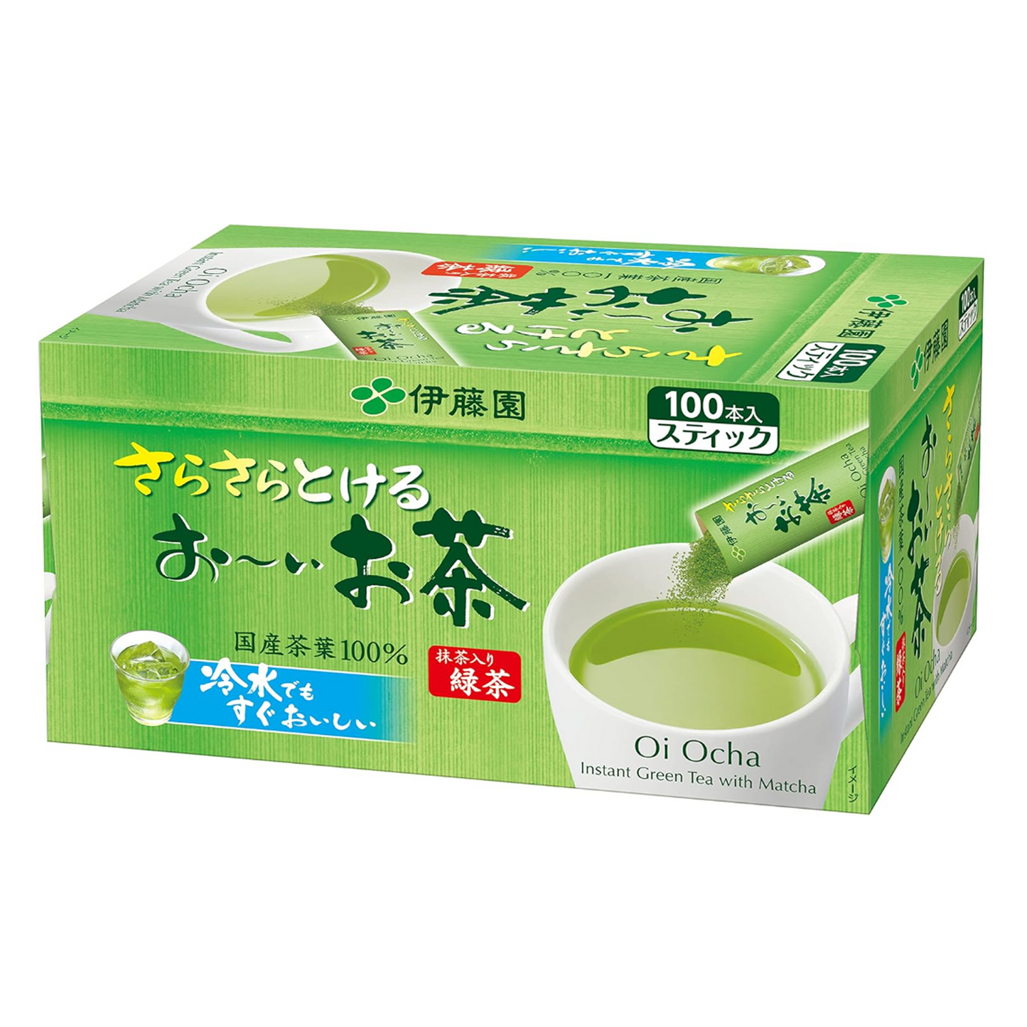 Ito En Oi Ocha Matcha Green Tea Powder 0.8g (100 sticks)