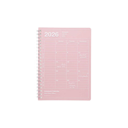 Mark’s 2026 Notebook Calendar S (Vertical B6)