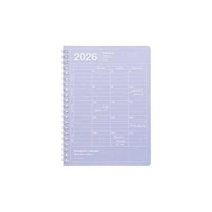 Mark’s 2026 Notebook Calendar S (Vertical B6)