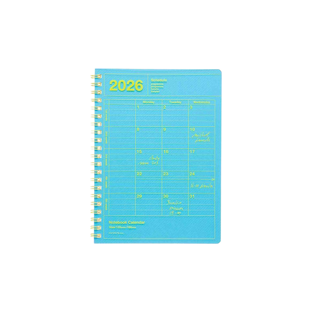 Mark’s 2026 Notebook Calendar S (Vertical B6)