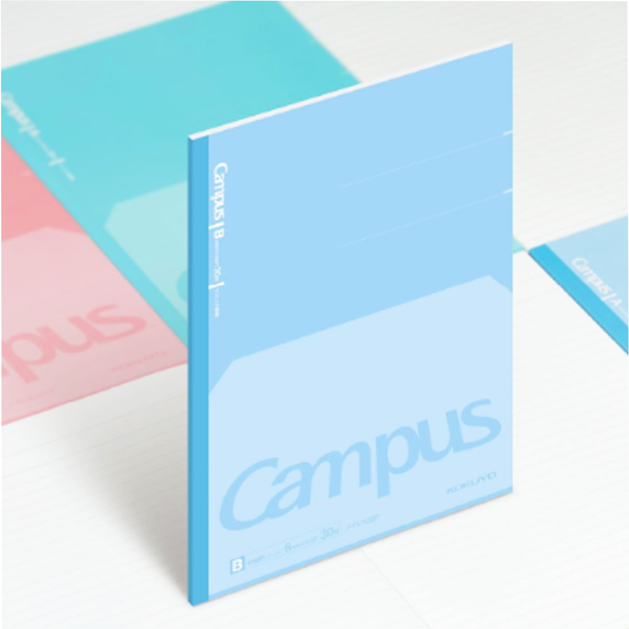 Kokuyo Campus Notebook – Flat Feels Good, Dot A Ruled, B5, 3-Color Pack