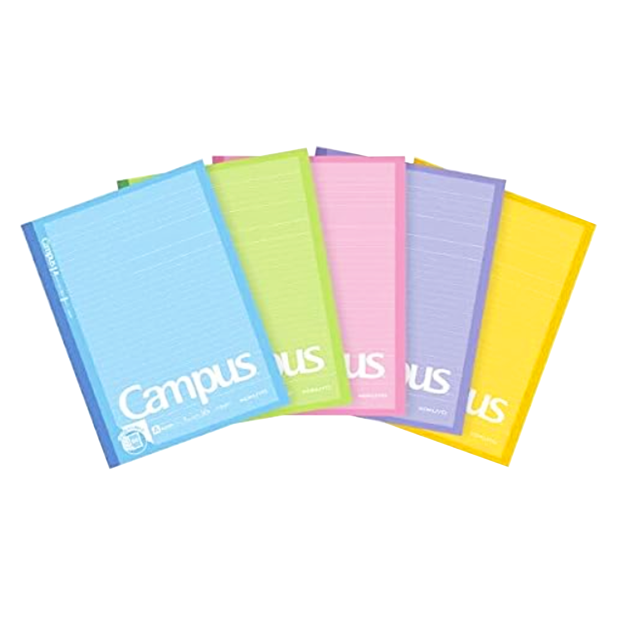 Kokuyo Campus Notebook in Pack of 5, 5 Assorted Colors, B5 Size, mixed