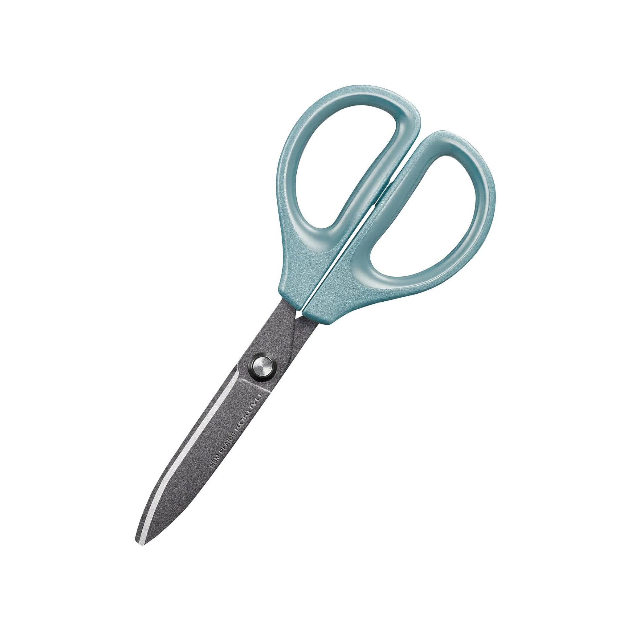 Kokuyo Scissors SAXA Fluorine Glueless Blade – Black/Blue/White