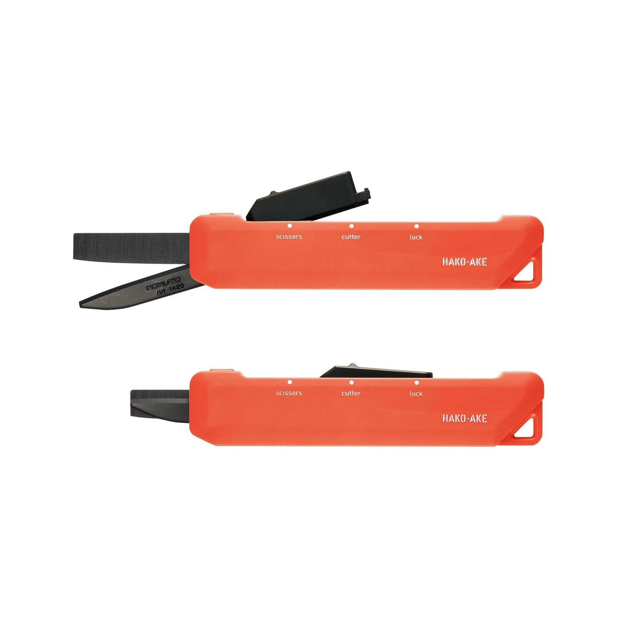 Kokuyo Hako-Ake 2-Way Portable Scissors – Standard & Titanium Blade