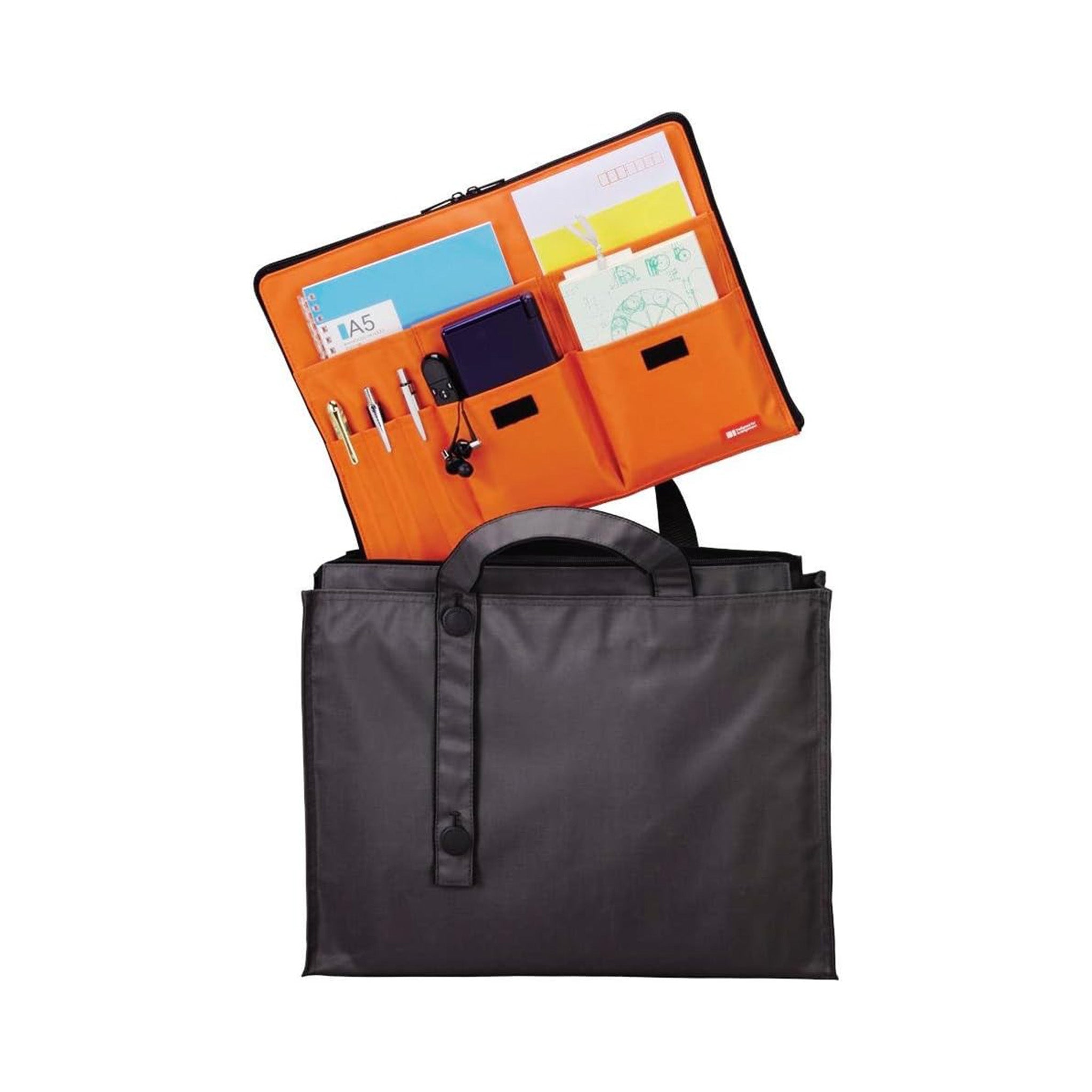 LIHIT LAB Bag-in-Bag Wide Type A4 Organizer – A7559