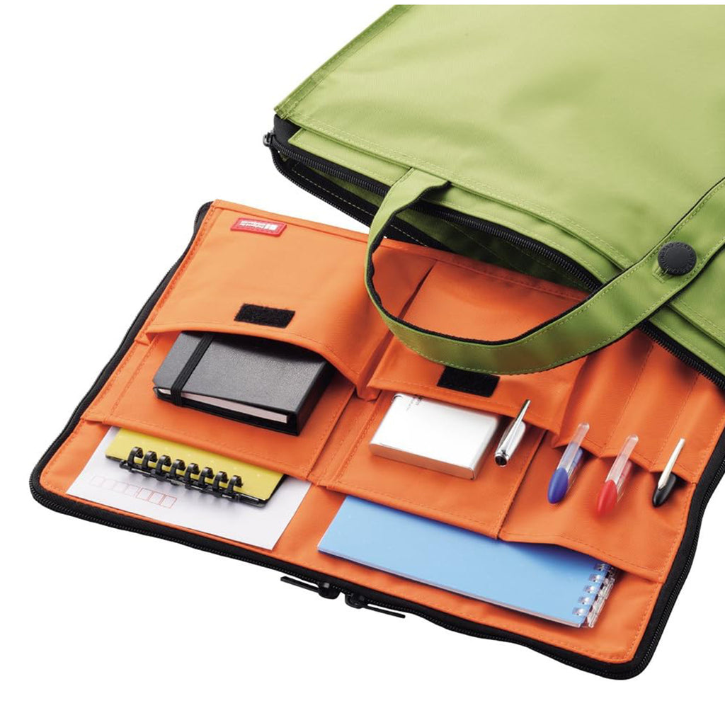 LIHIT LAB Bag-in-Bag Wide Type A4 Organizer – A7559