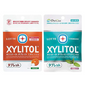 Lotte Xylitol Tablets 35g (Orange & Clear Mint) [2 Packs]