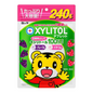 Lotte Xylitol Tablets Family-Sized Pouch 240g [Kid-Friendly Flavors]