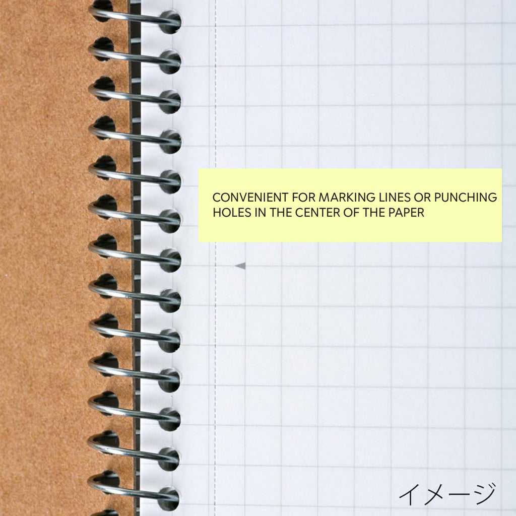 Maruman Spiral Note Basic 5mm Grid Notebook, 80 Sheets – A4, B5 or A5