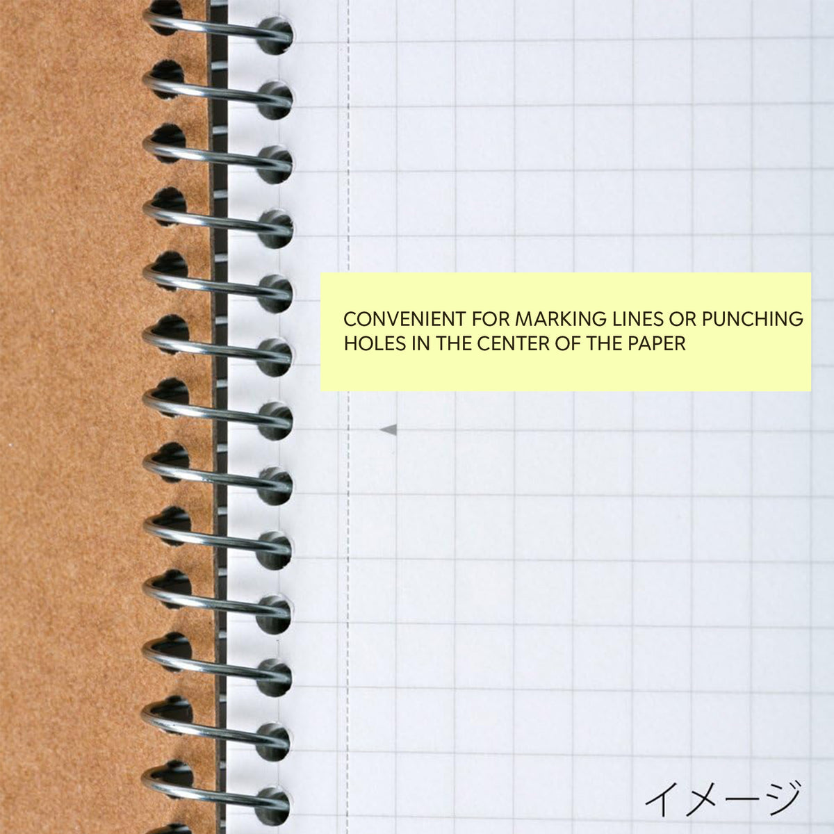 Maruman Spiral Note Basic 5mm Grid Notebook, 80 Sheets – A4, B5 or A5