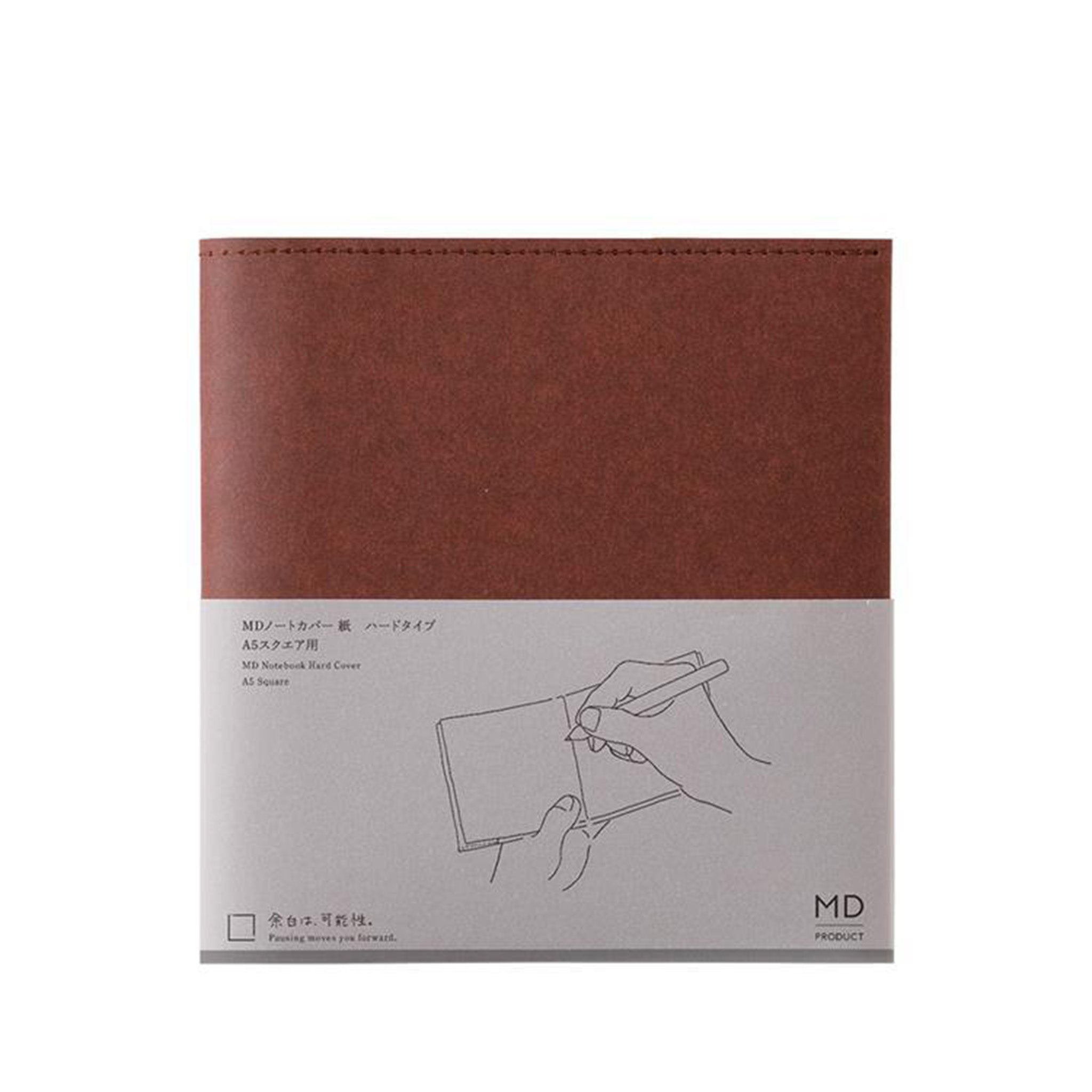 Midori MD Notebook Cover A5 Square Paper Hard