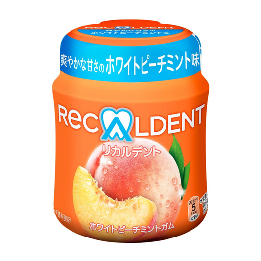Mondelez Recaldent White Peach Mint Gum 140g