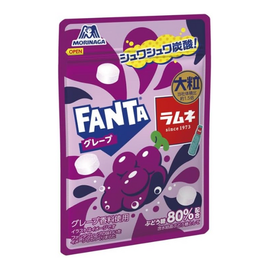 Morinaga Large Ramune Fanta Grape 25g × 10 Bags