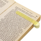 Nakabayashi Patap Silicone Book Marker – Clear Yellow & Clear Blue