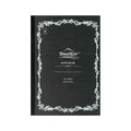 Black notebook with decorative border and 'Tamae River' branding on a white background