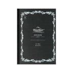Black notebook with decorative border and 'Tamae River' branding on a white background