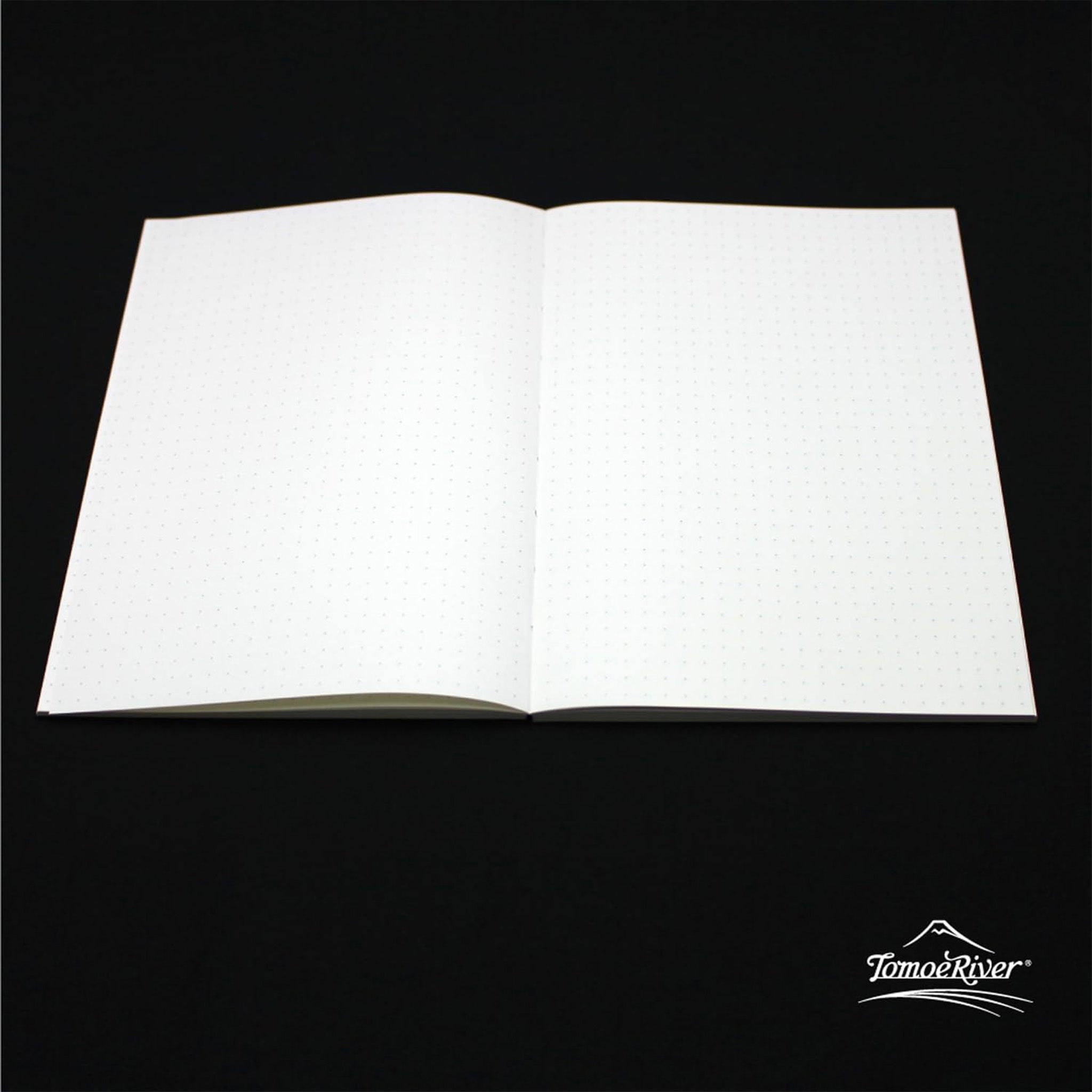 SAKAE Technical Paper Softcover Notebook B6 – Tomoe River FP 68gsm, White, 160 Pages, 5mm Dot Grid (SR-B6NB-LD68)