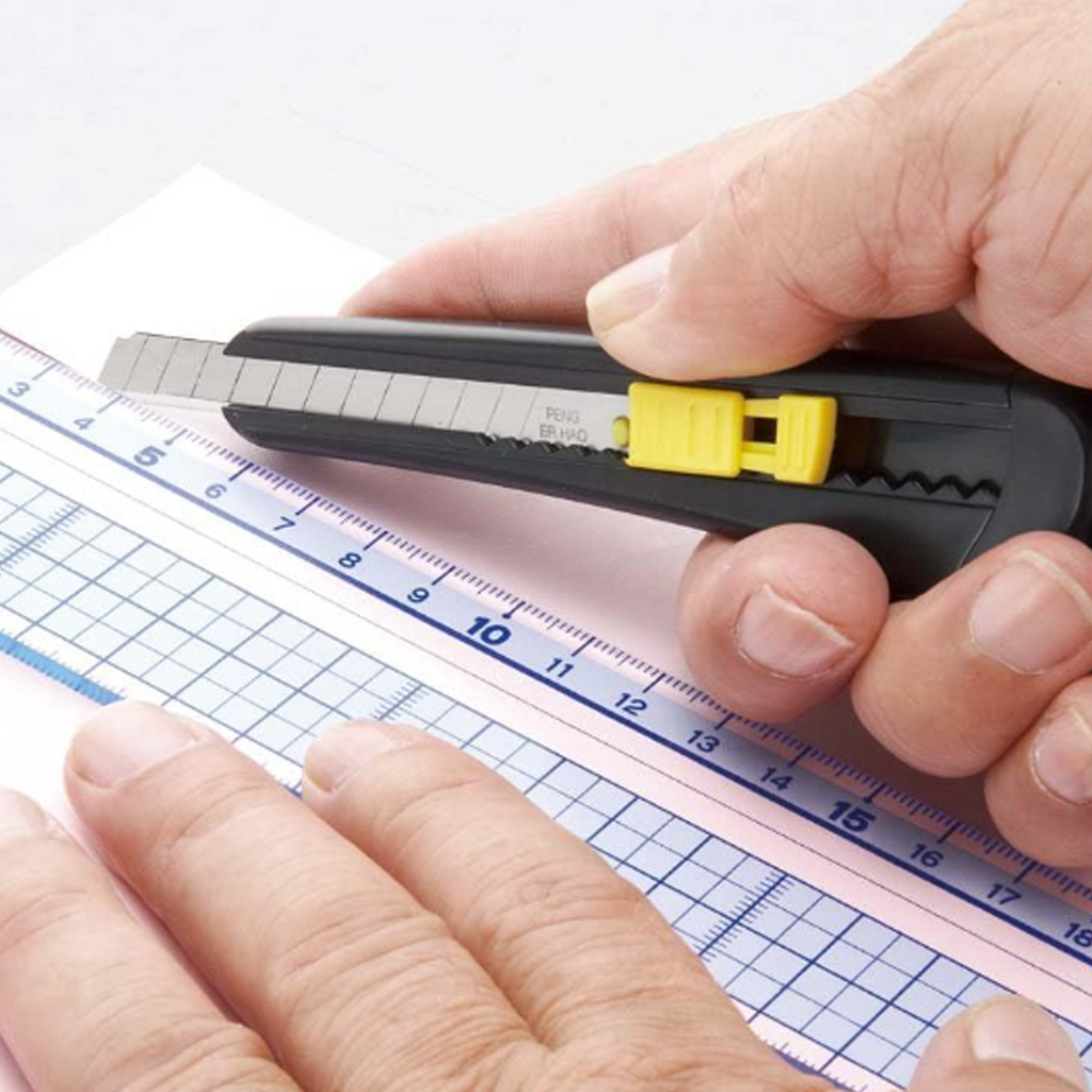 Sun-Star Stationery Scissors with Cutter – Black (S3725030)
